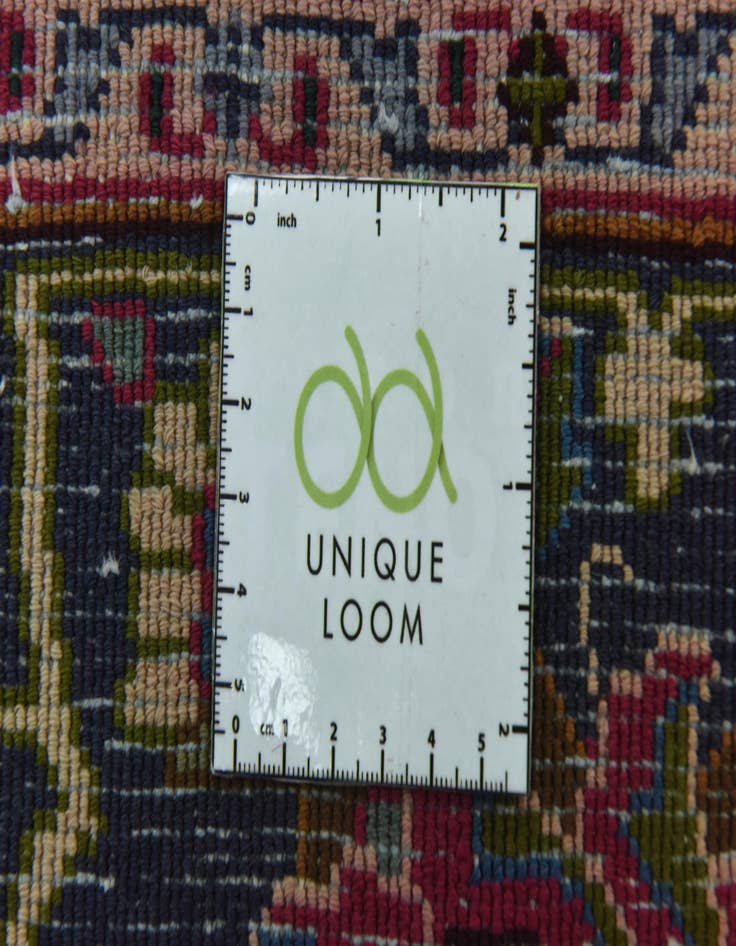 Detail image of 9' 7 x 12' 10  Hand Knotted Mashad Persian Wool Rug