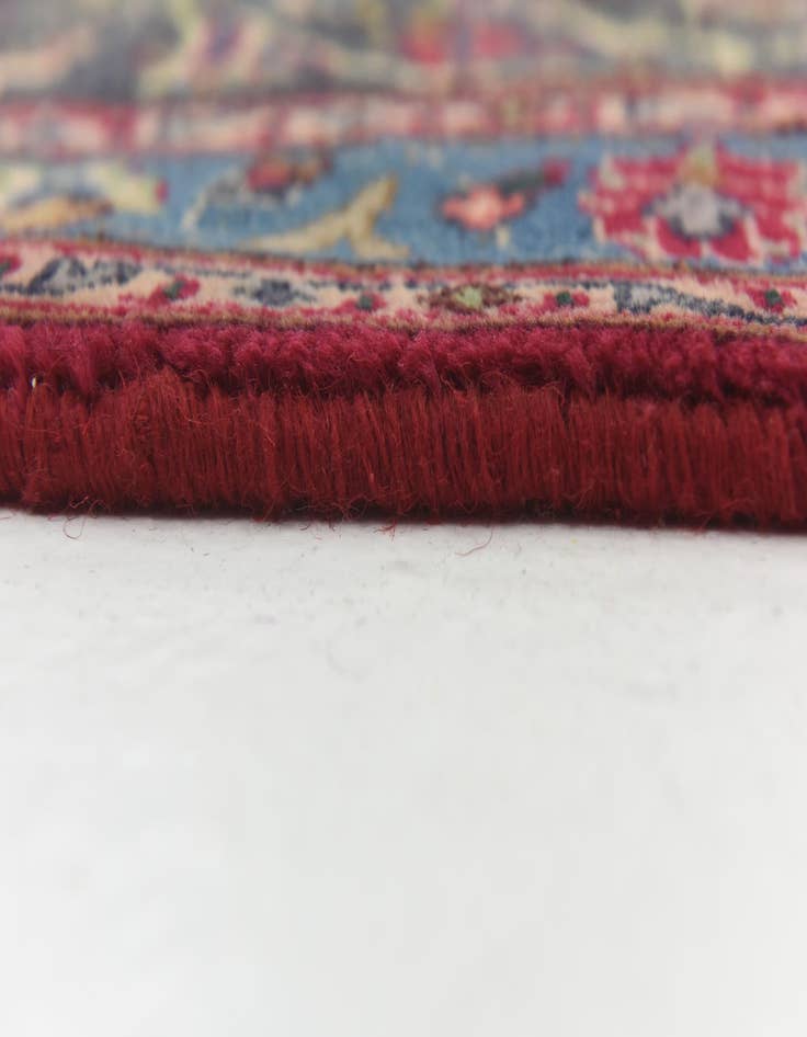 Detail image of 9' 7 x 12' 10  Hand Knotted Mashad Persian Wool Rug