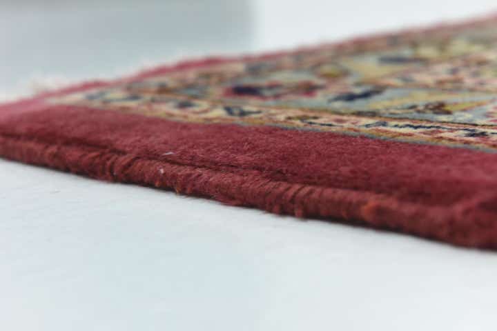 9' 8 x 12' 10 Hand Knotted Mashad Persian Wool Rug