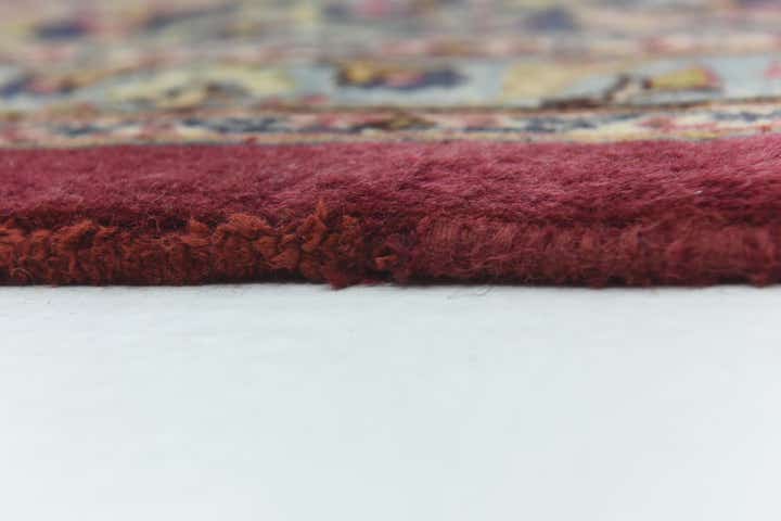 9' 8 x 12' 10 Hand Knotted Mashad Persian Wool Rug