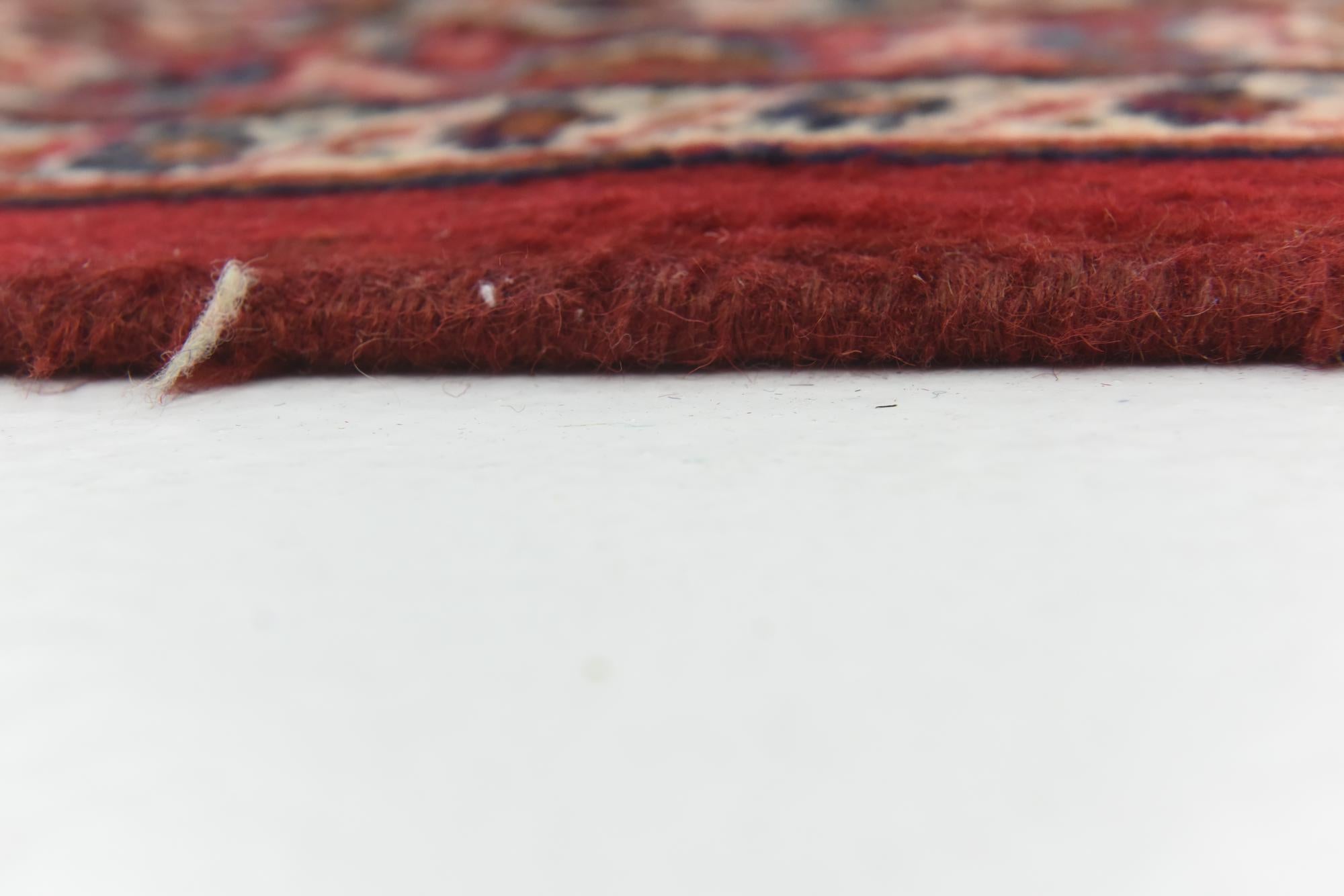 9' 10 x 12' 5 Hand Knotted Mashad Persian Wool Rug