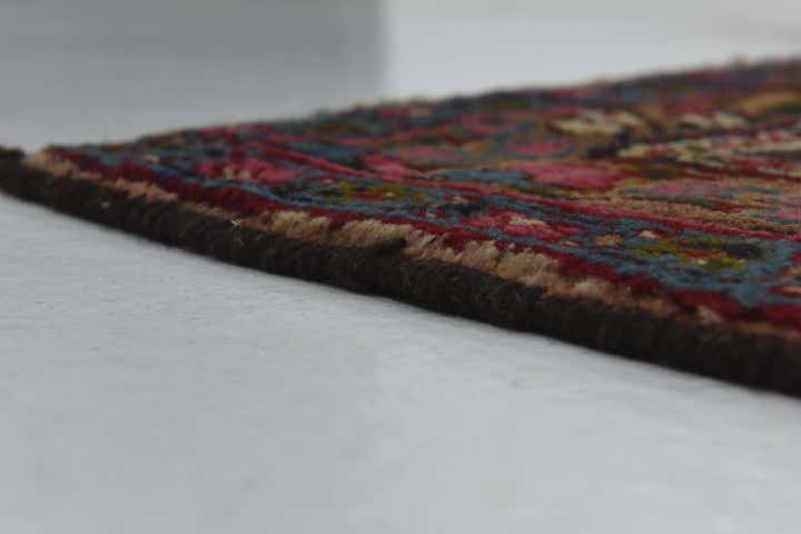 9' 6 x 12' 5 Hand Knotted Mashad Persian Wool Rug