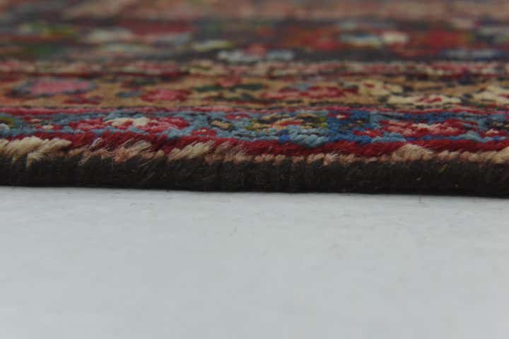 9' 6 x 12' 5 Hand Knotted Mashad Persian Wool Rug