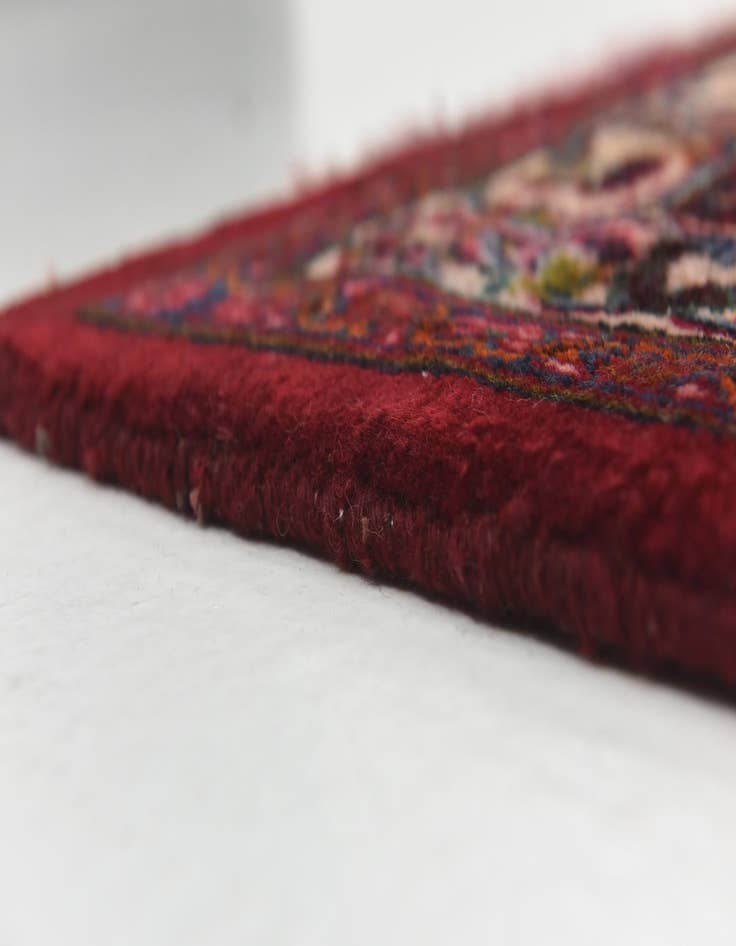 Detail image of 9' 6 x 13'  Hand Knotted Mashad Persian Wool Rug