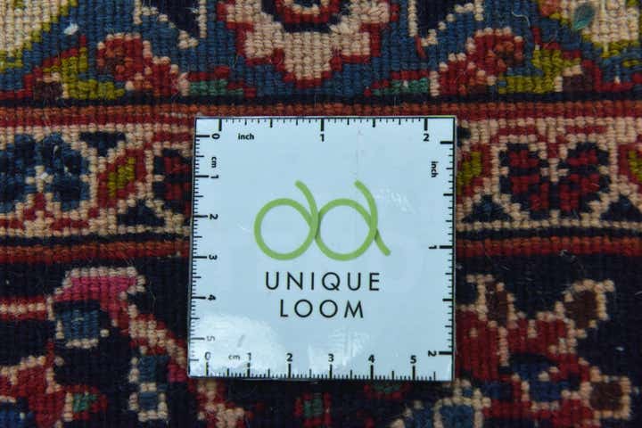 9' 9 x 12' 9 Hand Knotted Mashad Persian Wool Rug
