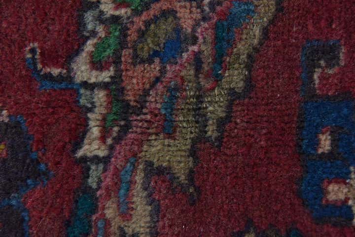 9' 7 x 13' Hand Knotted Mashad Persian Wool Rug