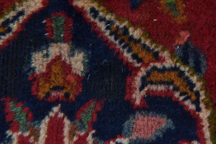 9' 10 x 12' 10 Hand Knotted Mashad Persian Wool Rug