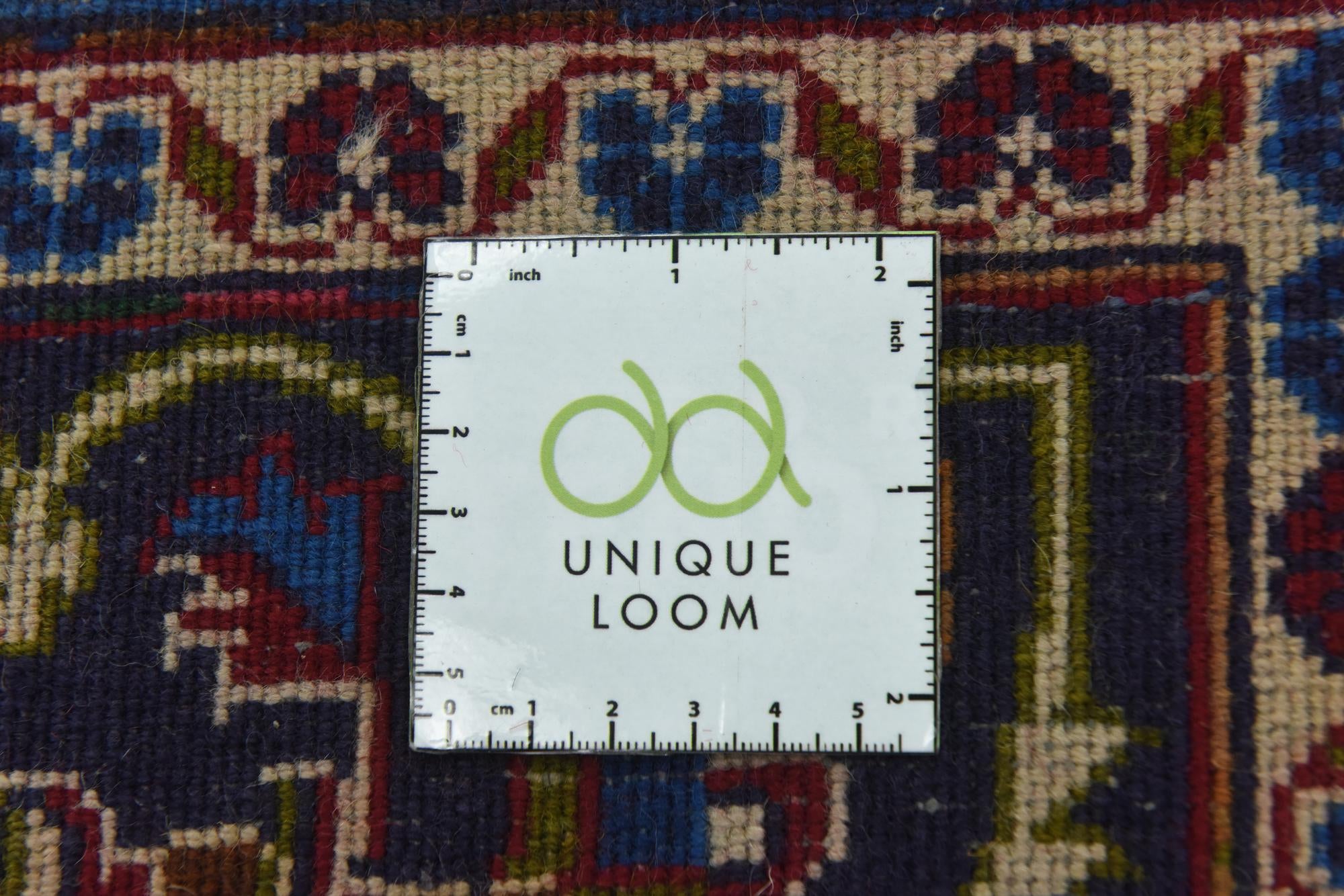 9' 8 x 12' 7 Hand Knotted Mashad Persian Wool Rug