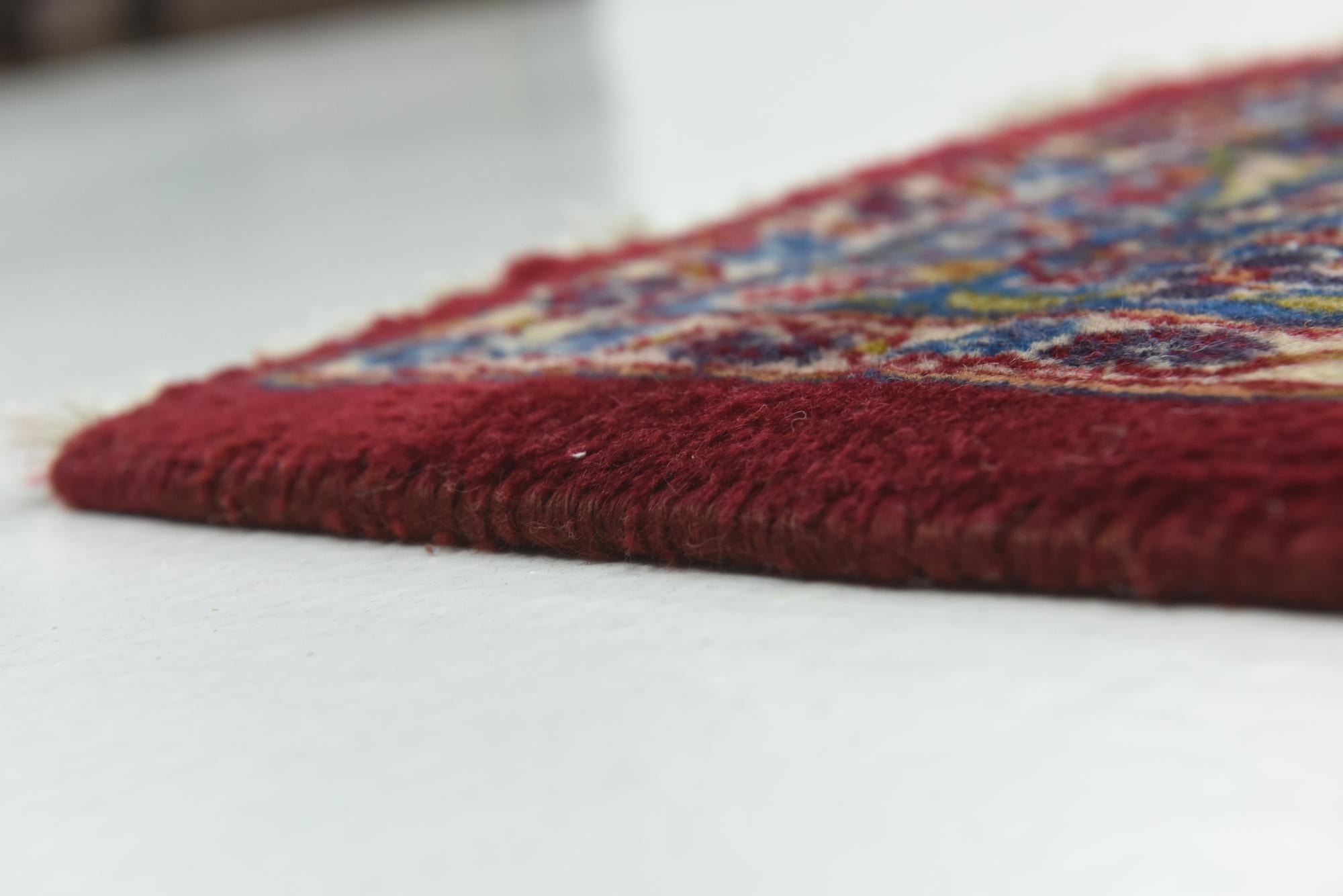 9' 8 x 12' 7 Hand Knotted Mashad Persian Wool Rug