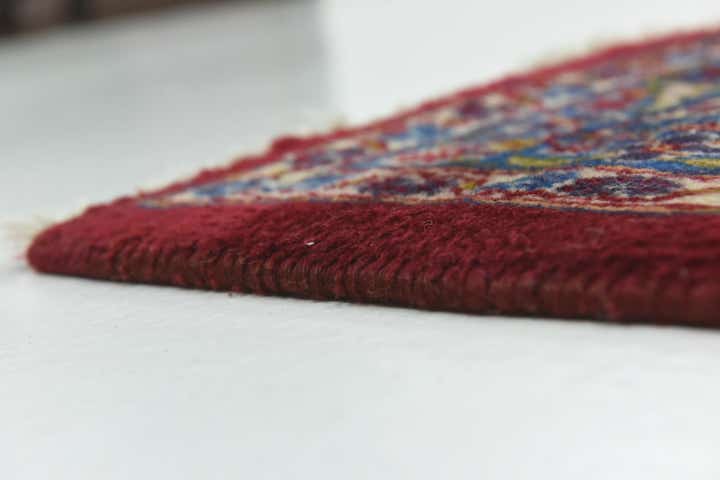 9' 8 x 12' 7 Hand Knotted Mashad Persian Wool Rug