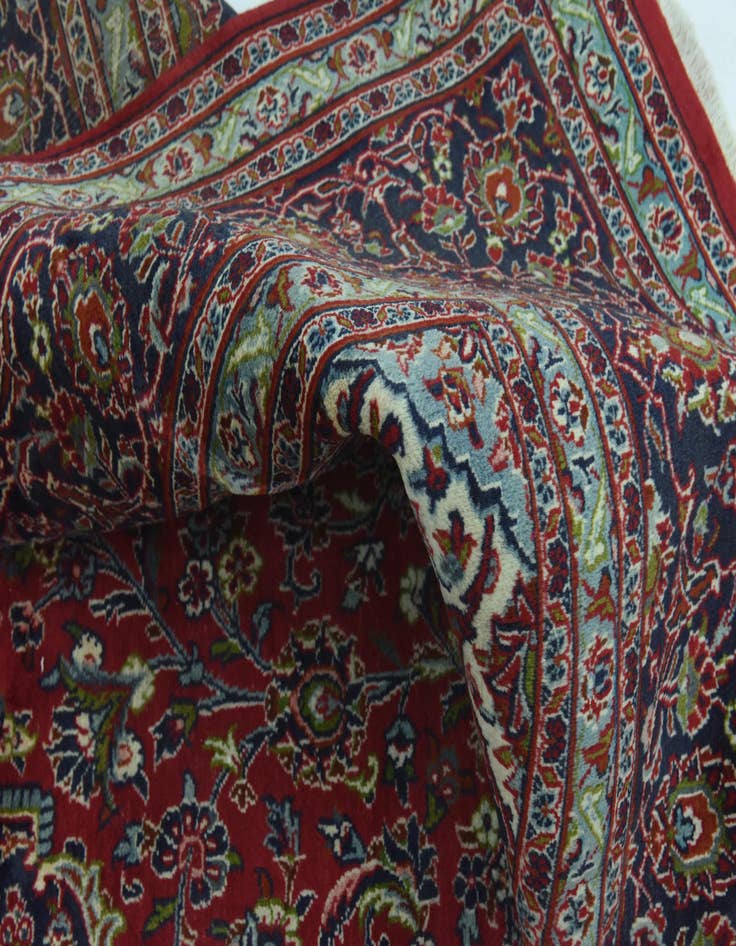 Detail image of 9' 6 x 12' 10  Hand Knotted Mashad Persian Wool Rug