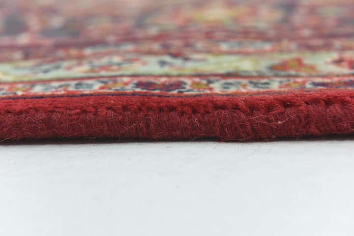 9' 6 x 12' 10 Hand Knotted Mashad Persian Wool Rug
