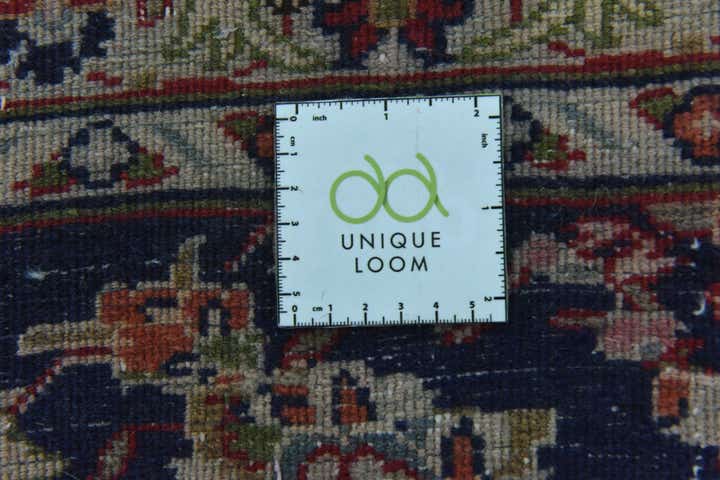 9' 8 x 12' 6 Hand Knotted Mashad Persian Wool Rug