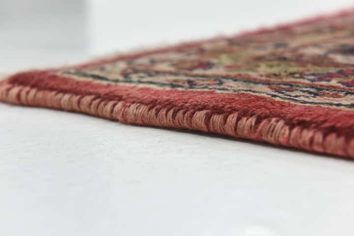 9' 8 x 12' 6 Hand Knotted Mashad Persian Wool Rug