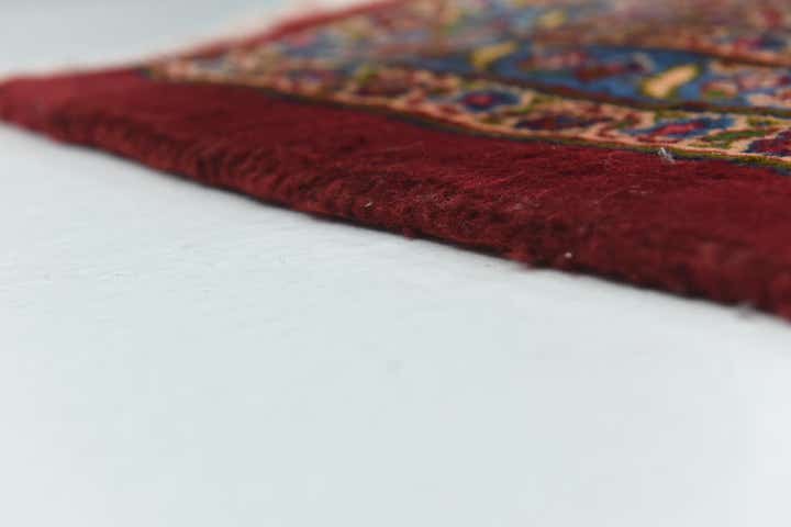 9' 8 x 13' Hand Knotted Mashad Persian Wool Rug