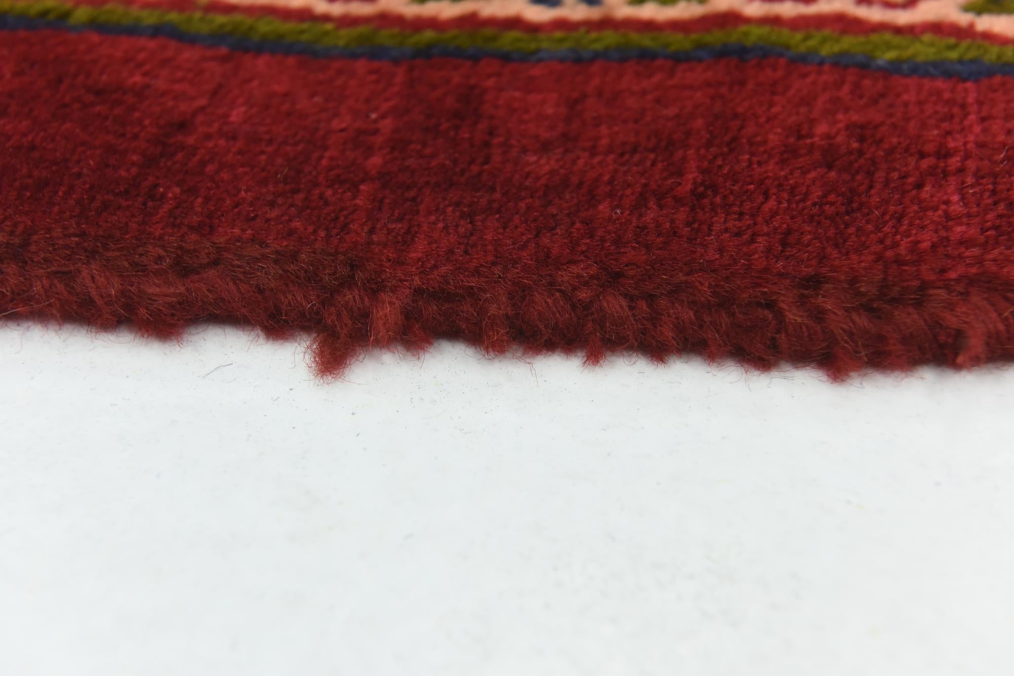 9' 8 x 13' Hand Knotted Mashad Persian Wool Rug