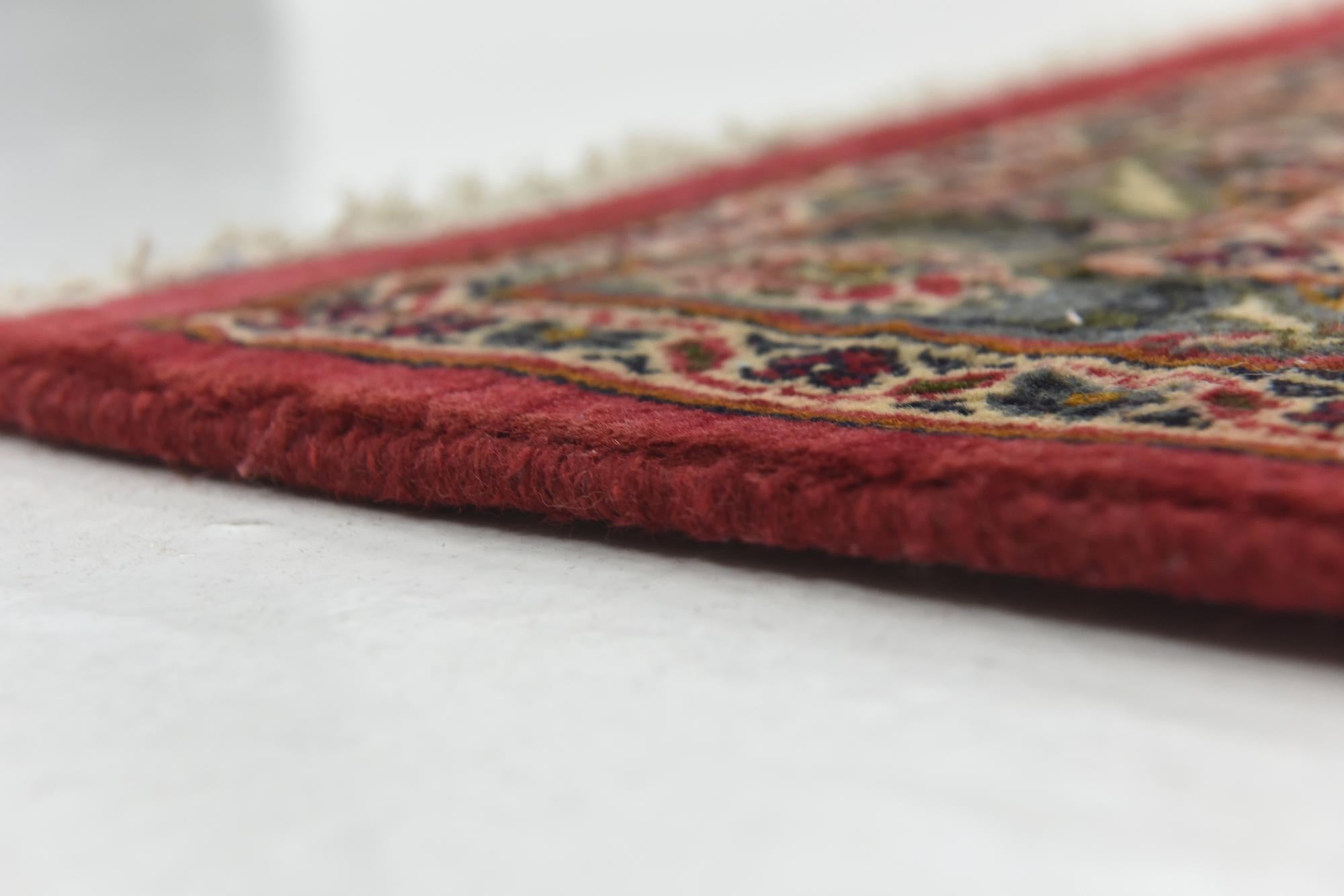9' 6 x 12' 6 Hand Knotted Mashad Persian Wool Rug