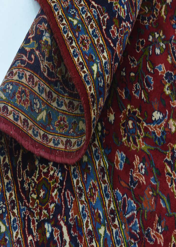 9' 10 x 12' 8 Hand Knotted Mashad Persian Wool Rug