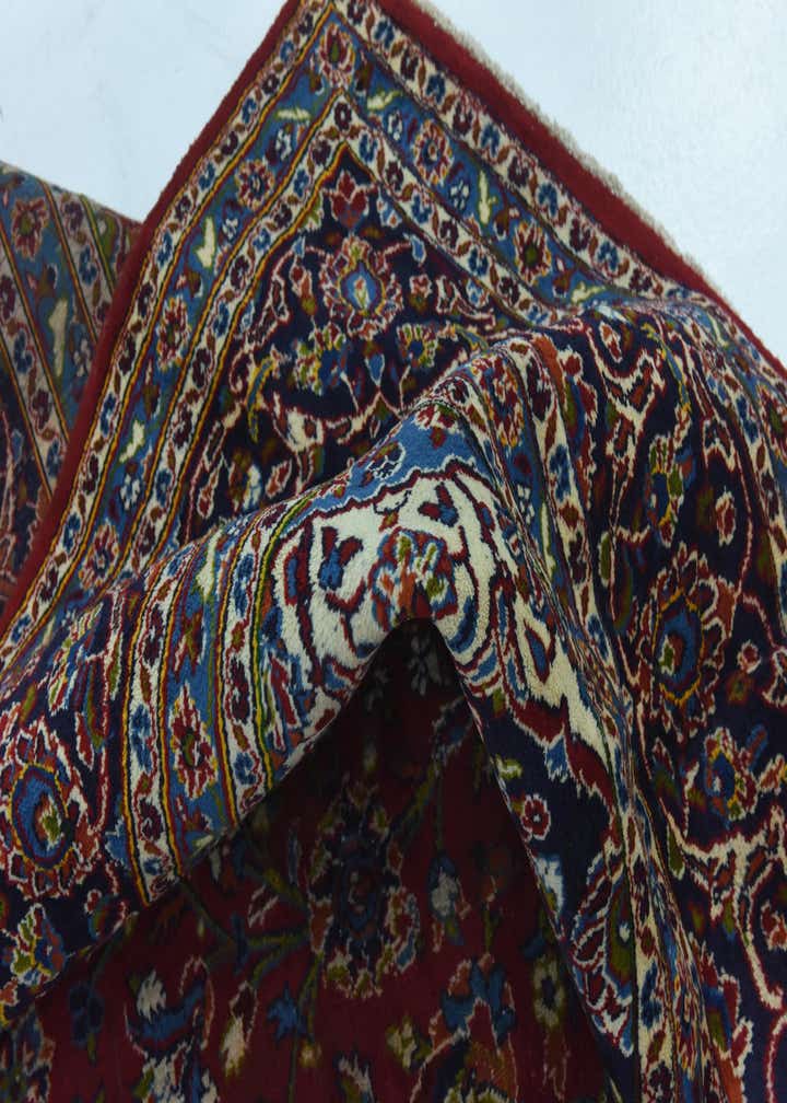 9' 10 x 12' 8 Hand Knotted Mashad Persian Wool Rug