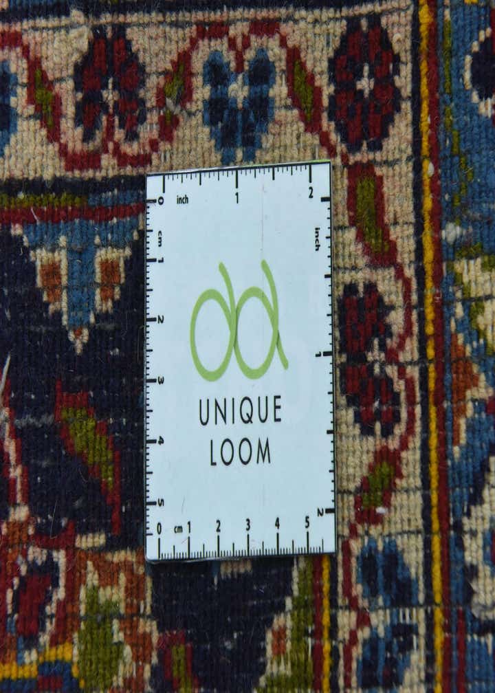 9' 10 x 12' 8 Hand Knotted Mashad Persian Wool Rug