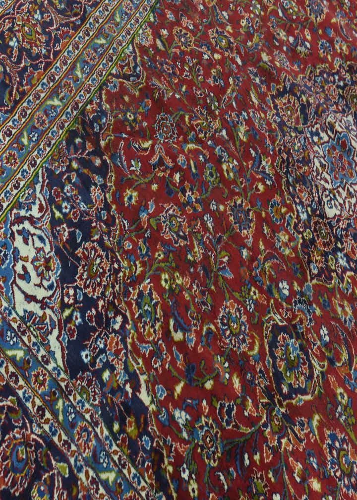 9' 10 x 12' 8 Hand Knotted Mashad Persian Wool Rug
