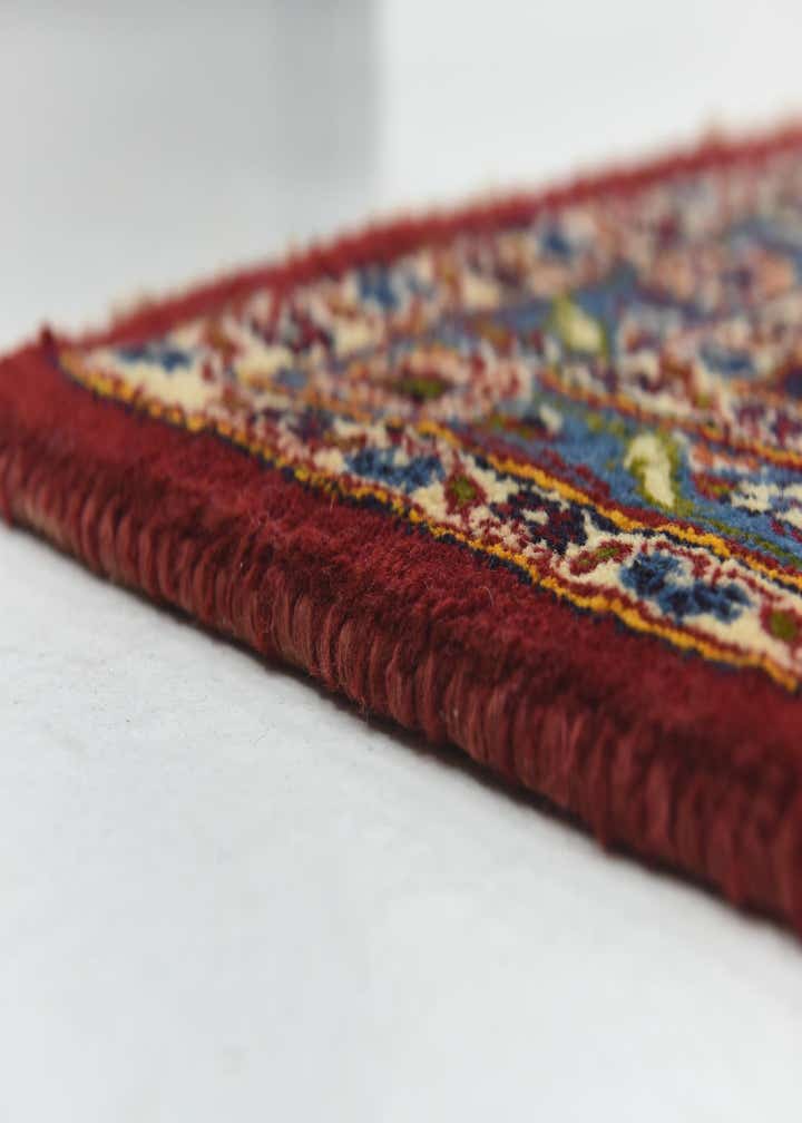 9' 10 x 12' 8 Hand Knotted Mashad Persian Wool Rug
