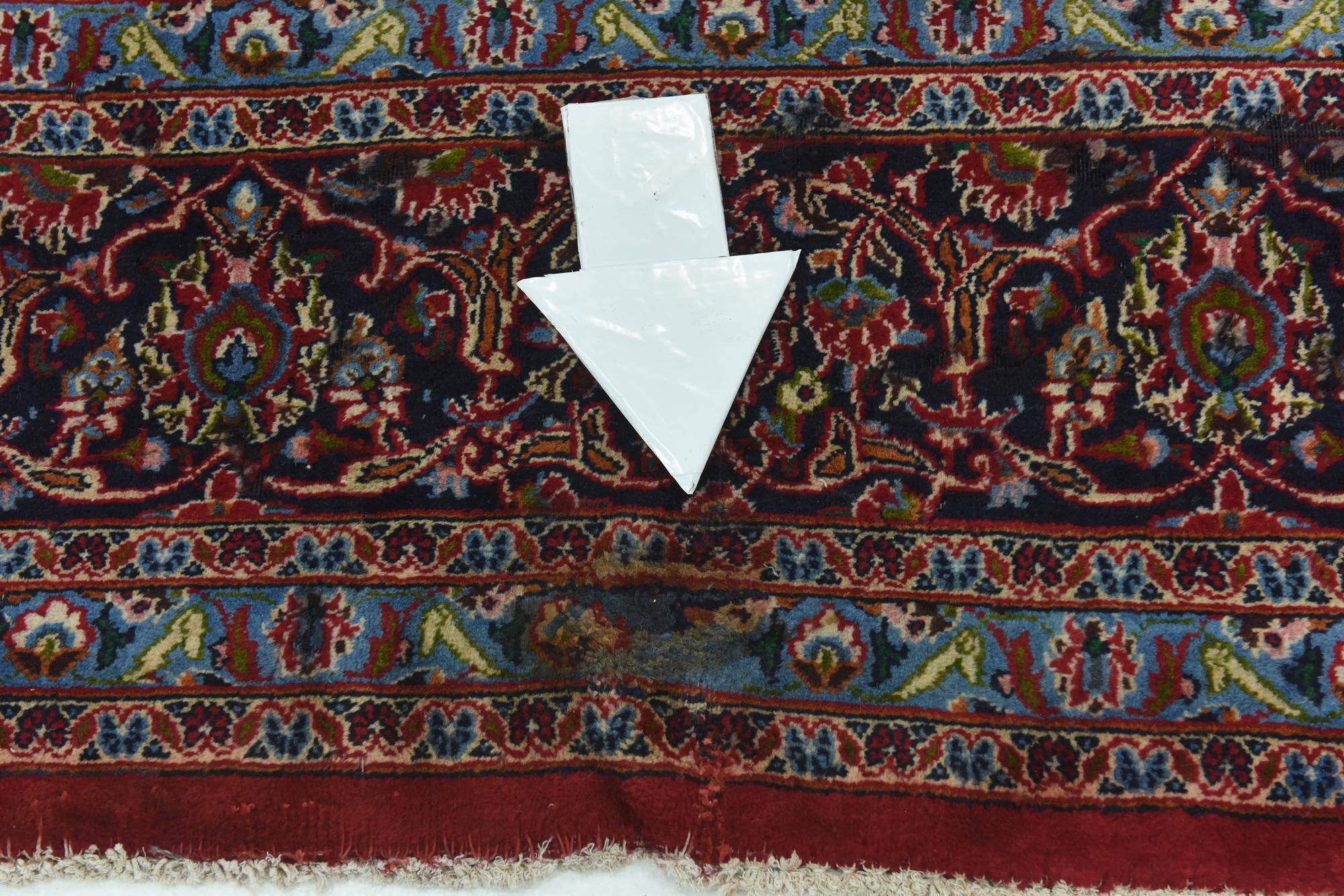 9' 10 x 12' 7 Hand Knotted Mashad Persian Wool Rug