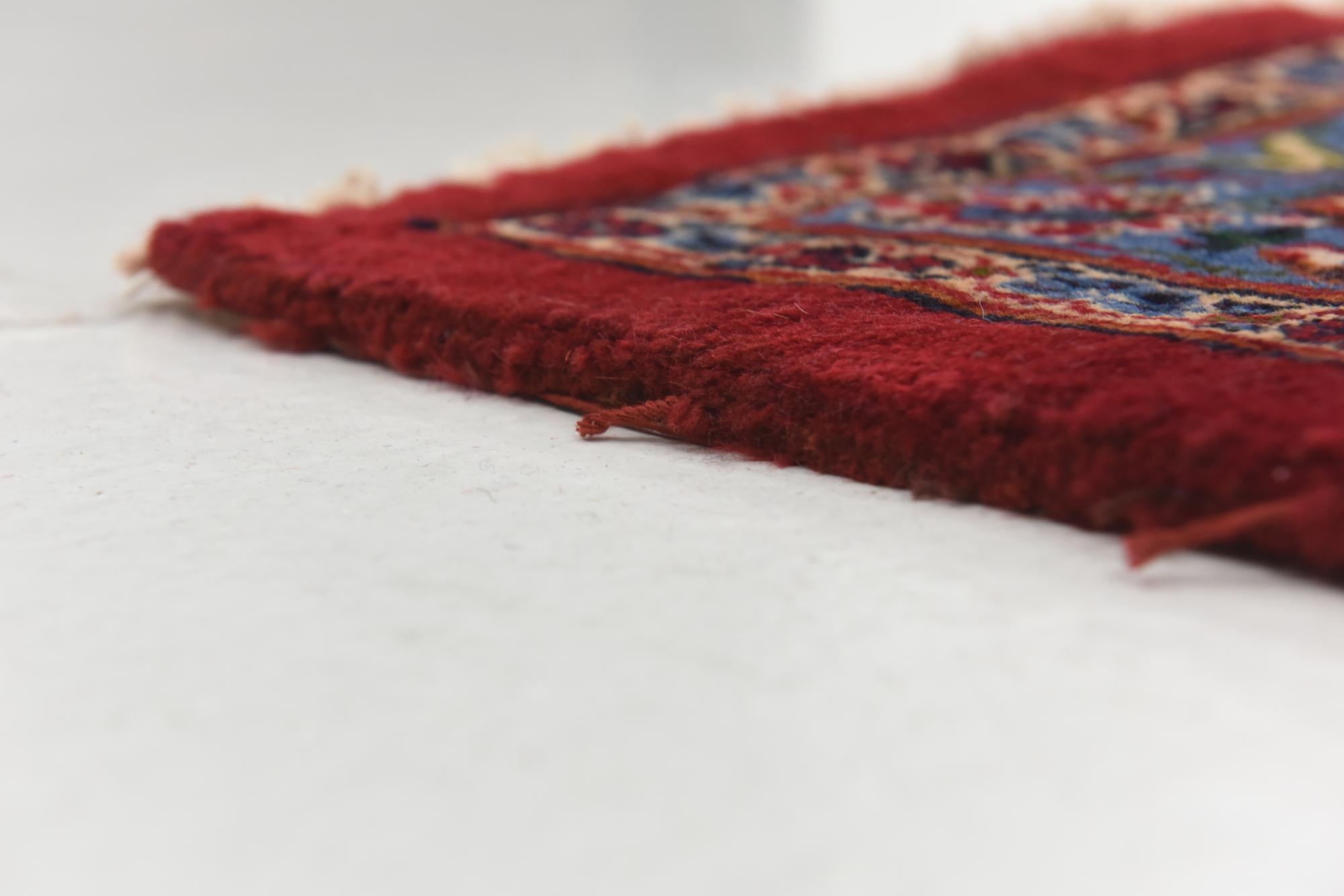 9' 10 x 12' 7 Hand Knotted Mashad Persian Wool Rug