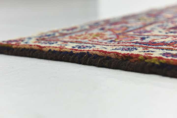 9' 3 x 12' 5 Hand Knotted Mashad Persian Wool Rug
