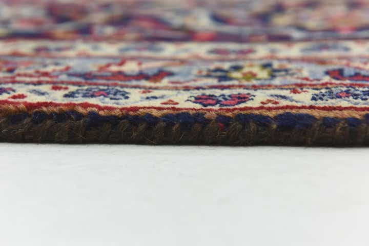 9' 3 x 12' 5 Hand Knotted Mashad Persian Wool Rug