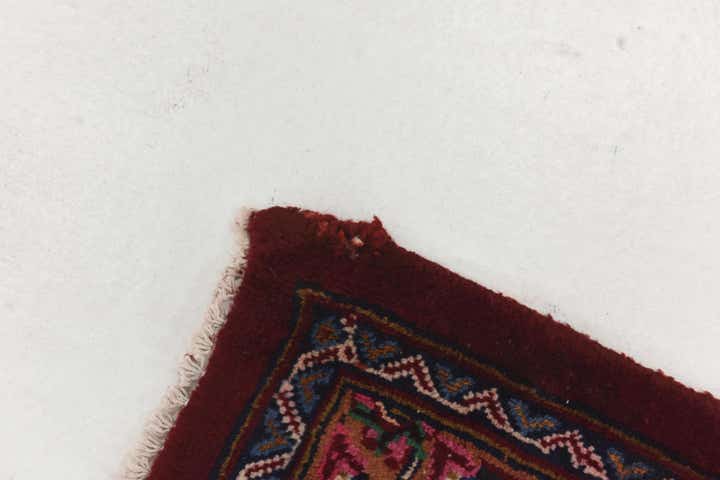 9' 7 x 12' 6 Hand Knotted Mashad Persian Wool Rug