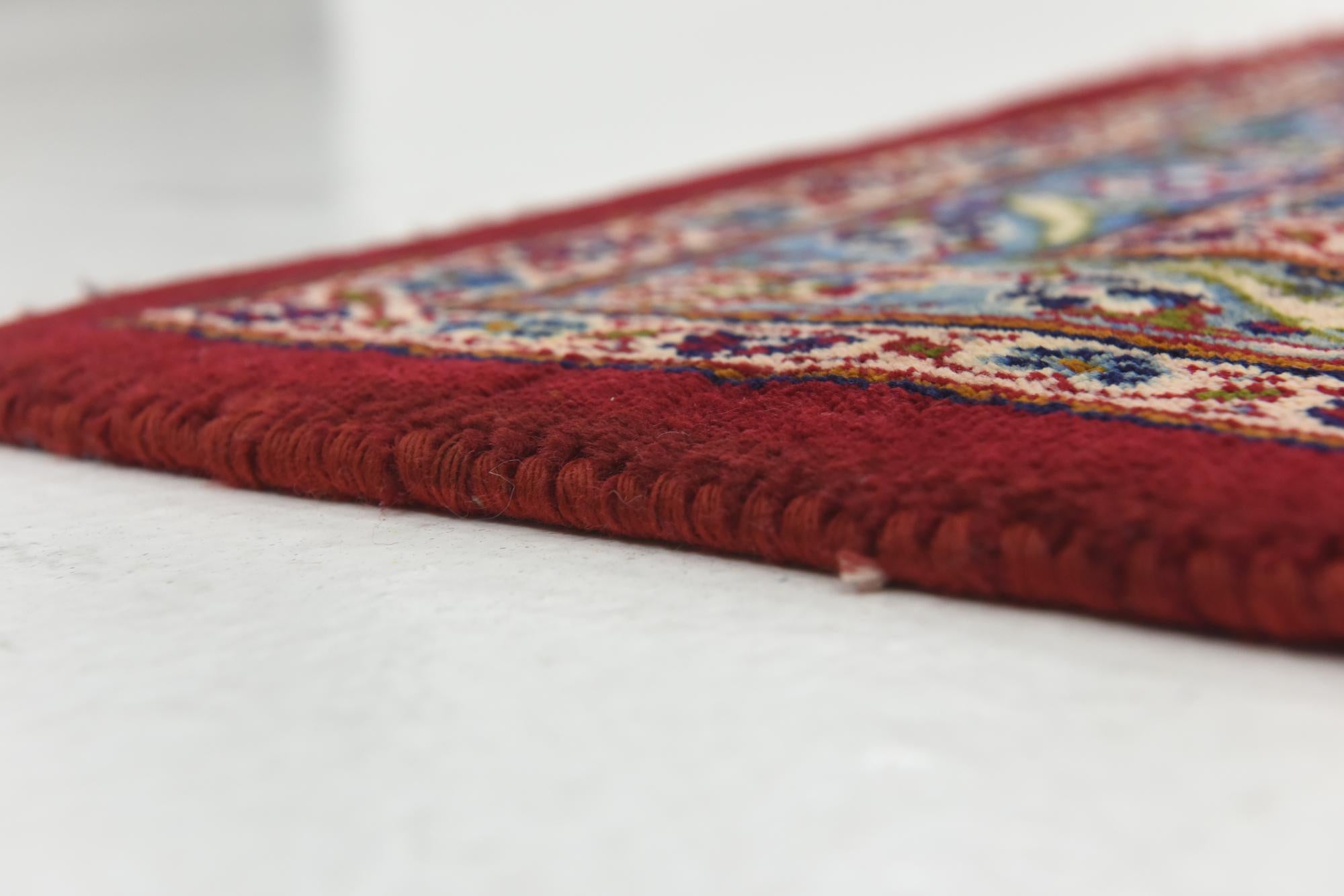 10' x 12' 8 Hand Knotted Mashad Persian Wool Rug