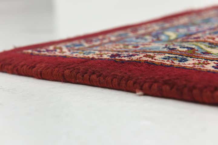 10' x 12' 8 Hand Knotted Mashad Persian Wool Rug