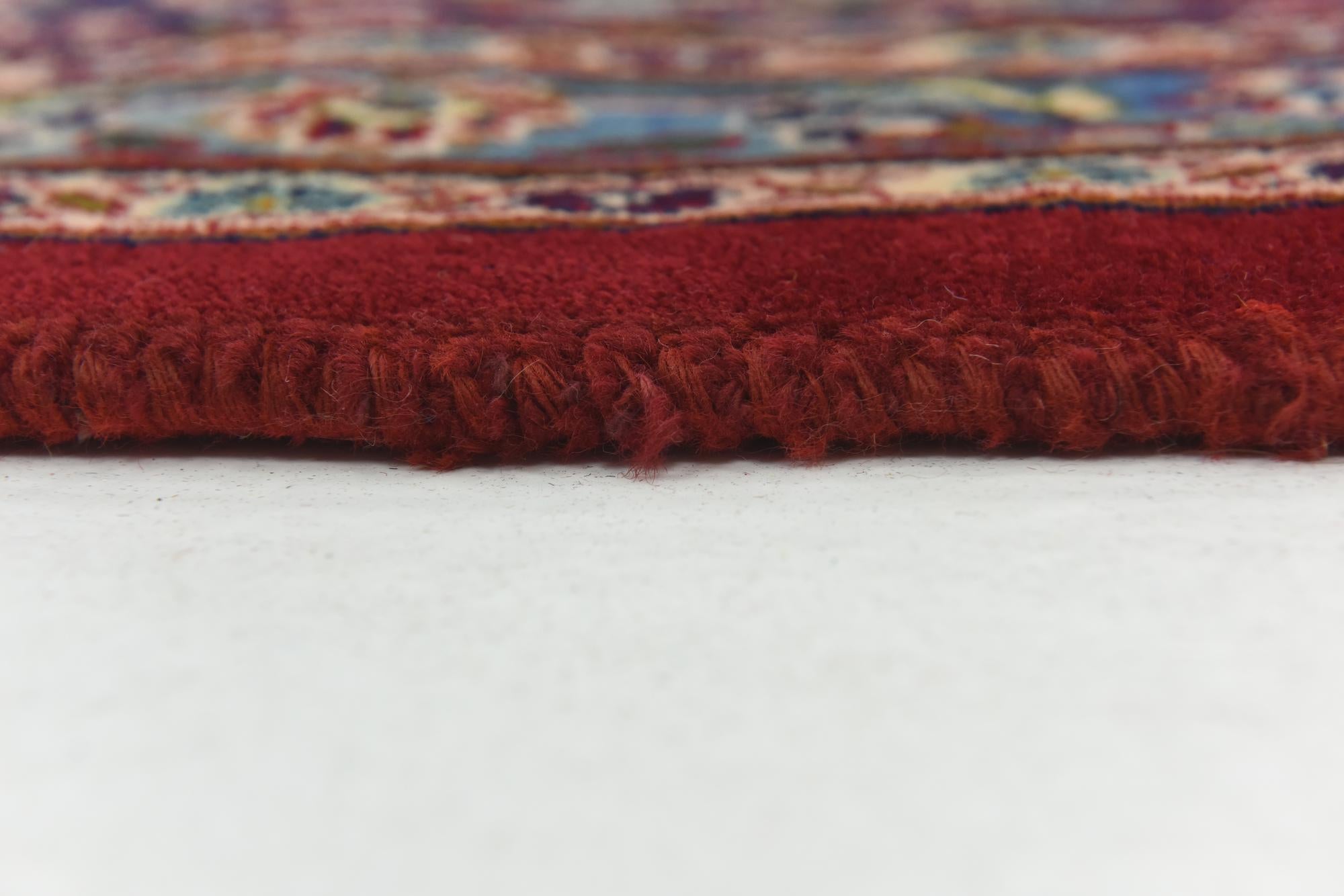 10' x 12' 8 Hand Knotted Mashad Persian Wool Rug