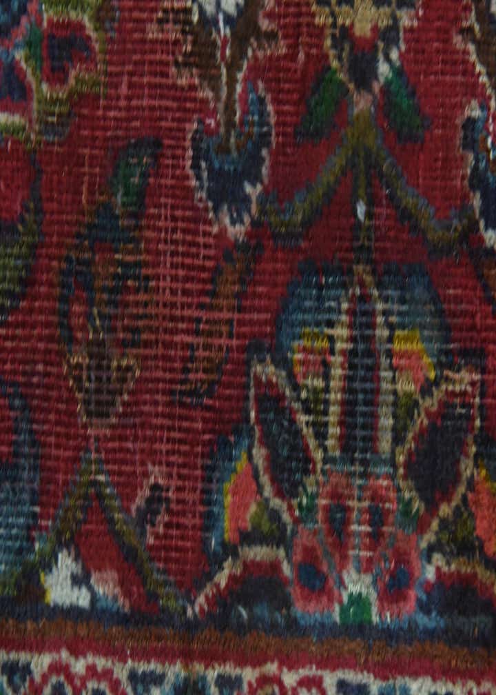 9' 8 x 12' 6 Hand Knotted Mashad Persian Wool Rug