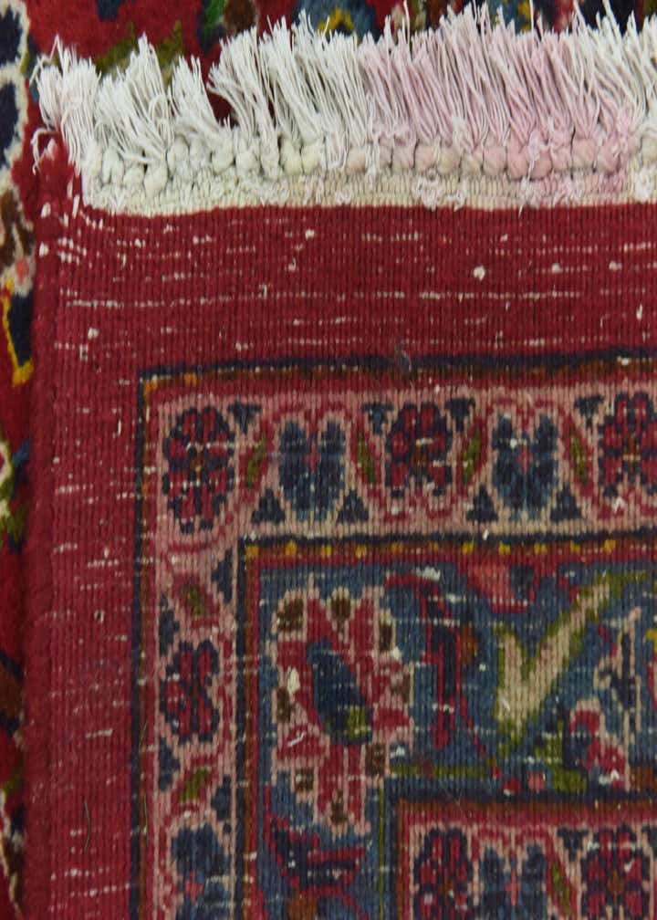 9' 8 x 12' 6 Hand Knotted Mashad Persian Wool Rug