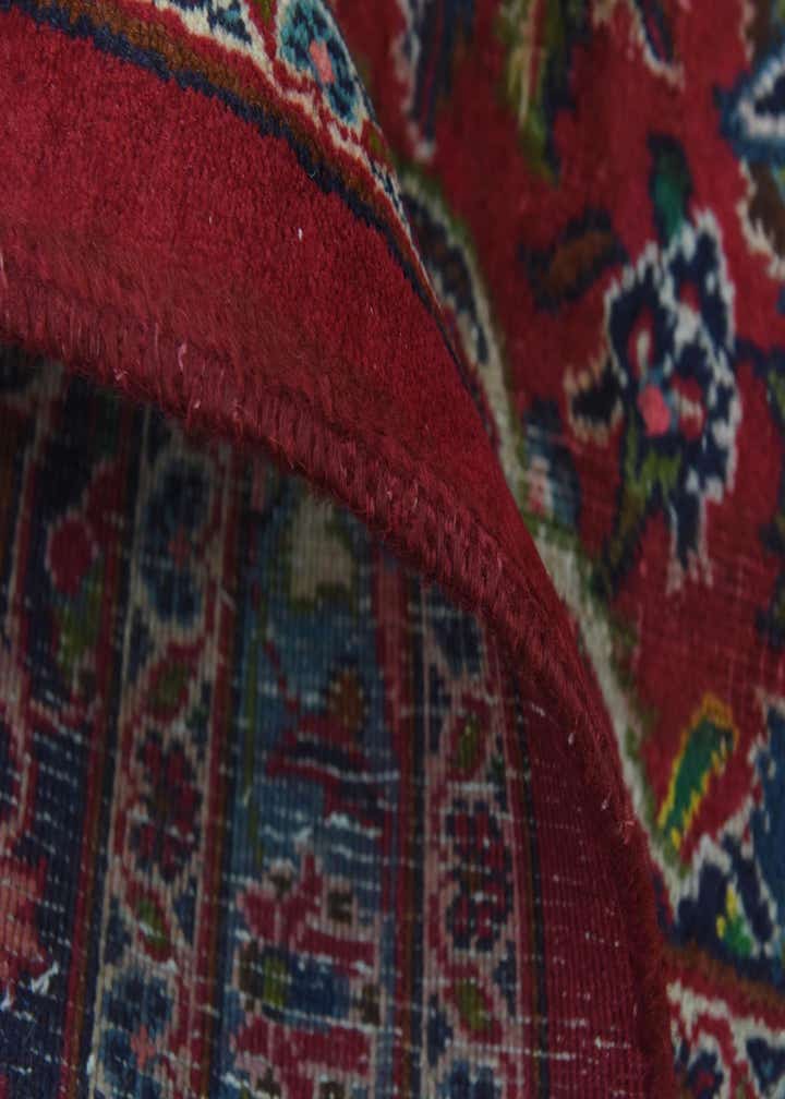 9' 8 x 12' 6 Hand Knotted Mashad Persian Wool Rug
