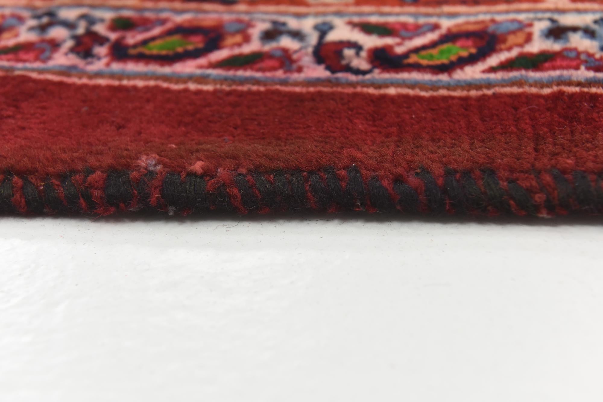 9' 10 x 12' 9 Hand Knotted Mashad Persian Wool Rug