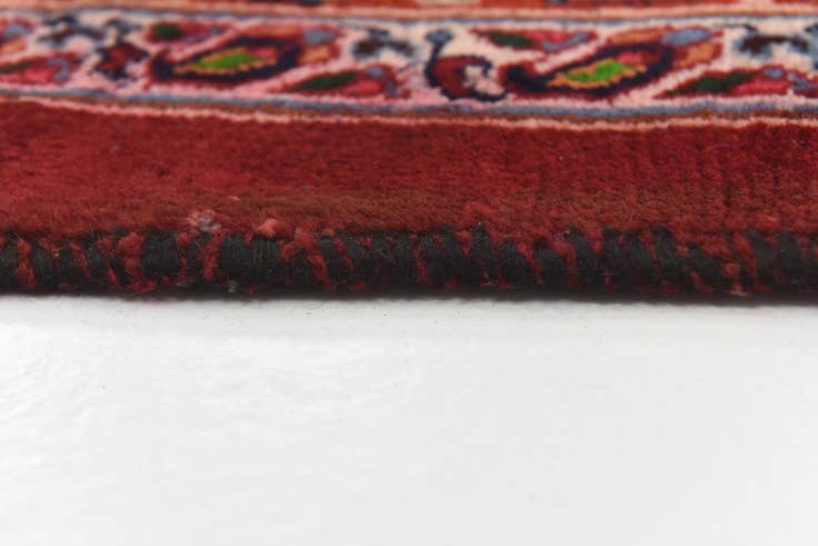 Detail image of 9' 10 x 12' 9 Hand Knotted Mashad Persian Wool Rug