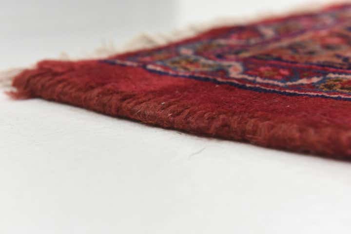 9' 8 x 12' 6 Hand Knotted Mashad Persian Wool Rug