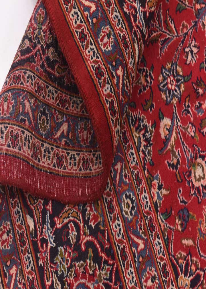 9' 9 x 12' 8 Hand Knotted Mashad Persian Wool Rug