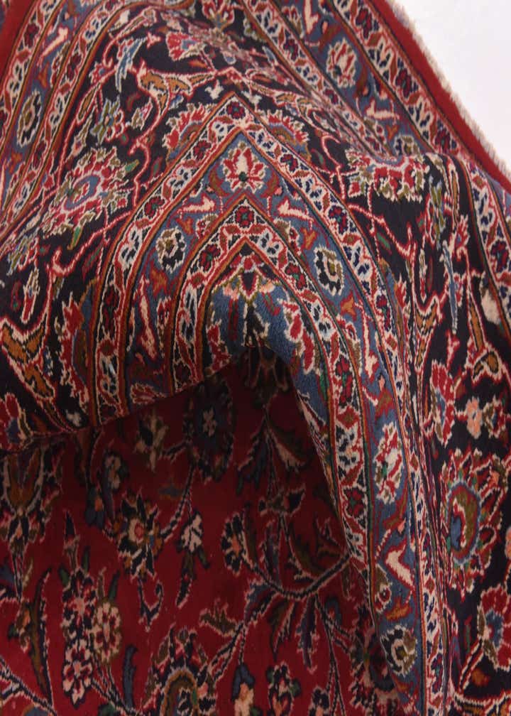 9' 9 x 12' 8 Hand Knotted Mashad Persian Wool Rug