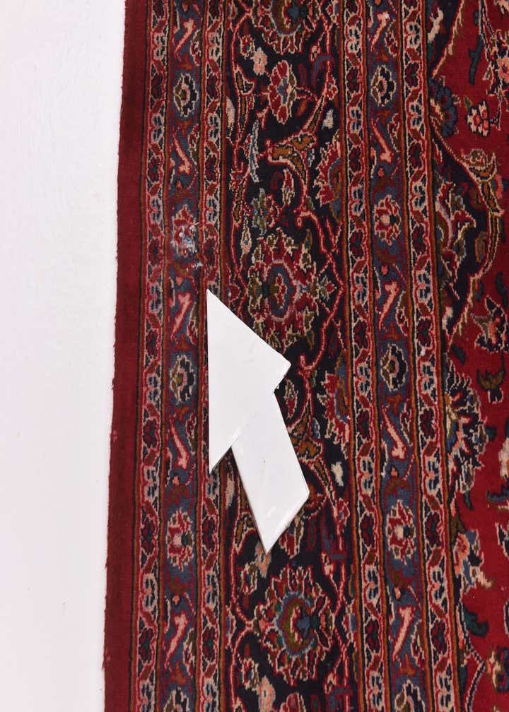9' 9 x 12' 8 Hand Knotted Mashad Persian Wool Rug