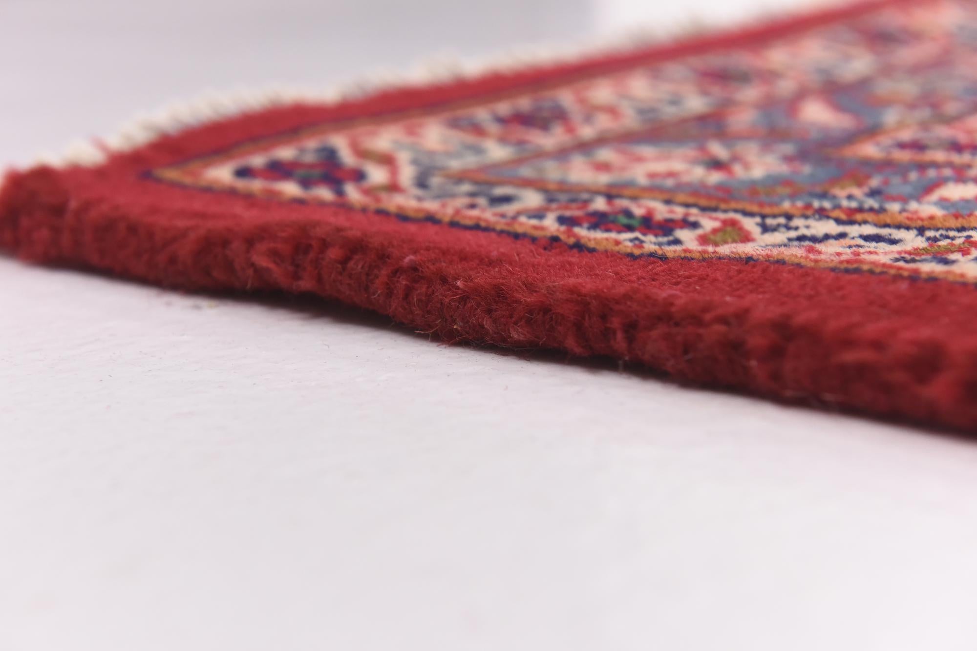 9' 9 x 12' 8 Hand Knotted Mashad Persian Wool Rug