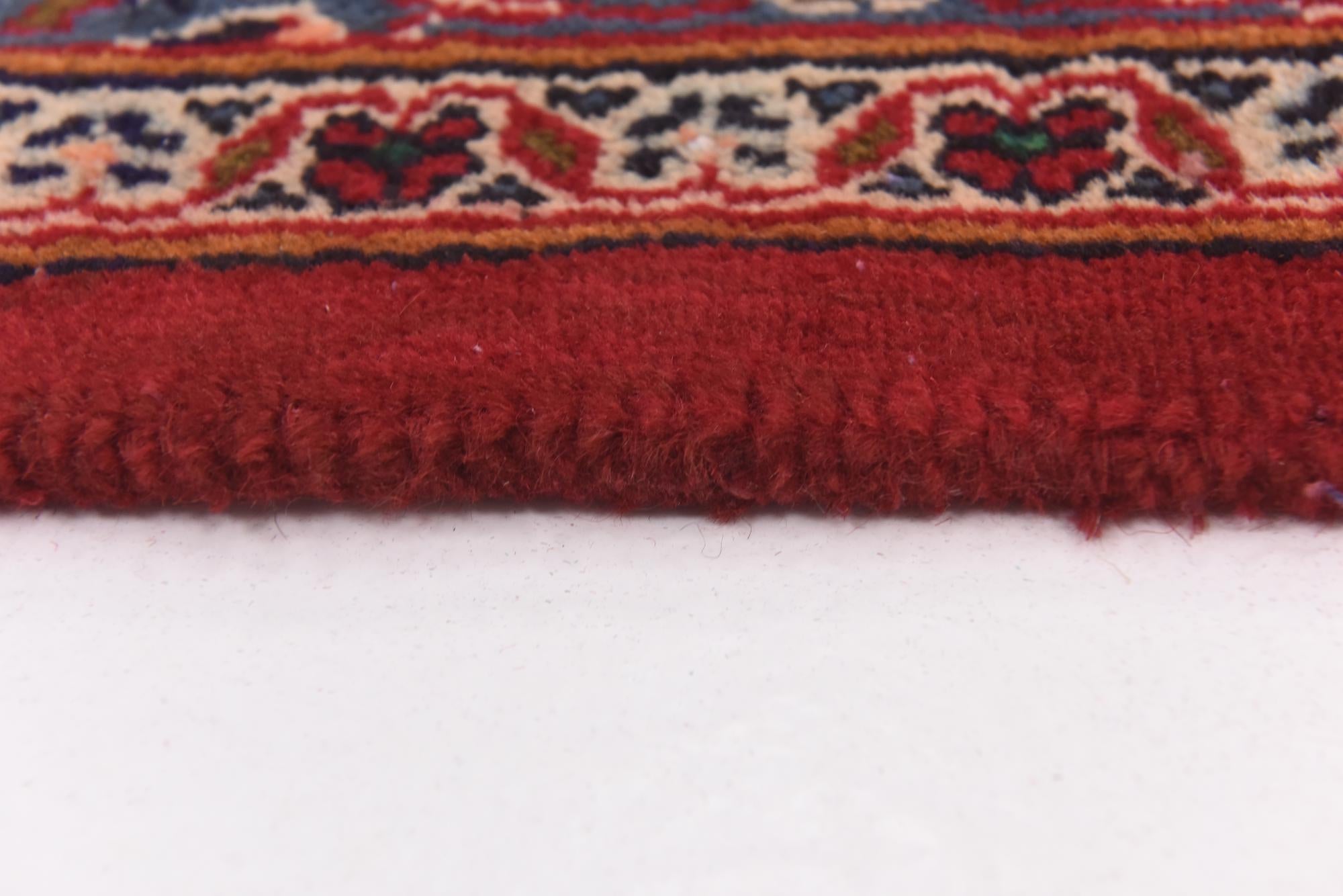 9' 9 x 12' 8 Hand Knotted Mashad Persian Wool Rug