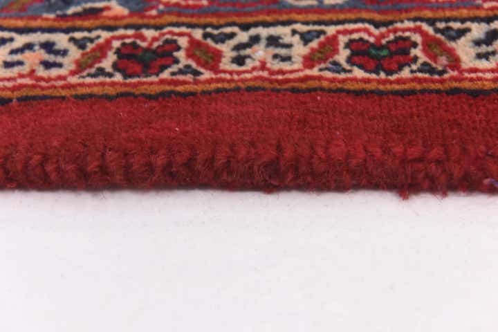 9' 9 x 12' 8 Hand Knotted Mashad Persian Wool Rug