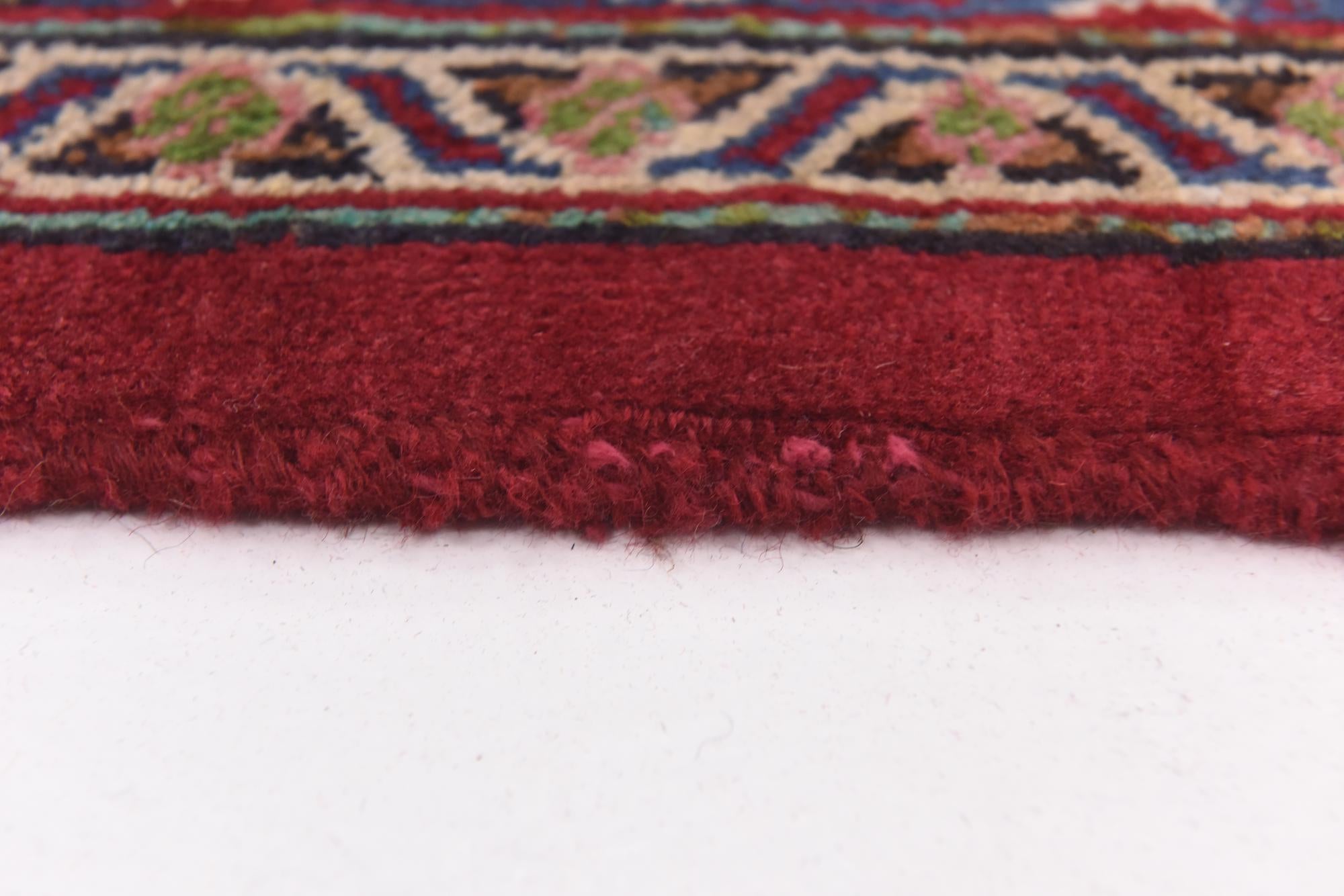 9' 9 x 13' 2 Hand Knotted Mashad Persian Wool Rug