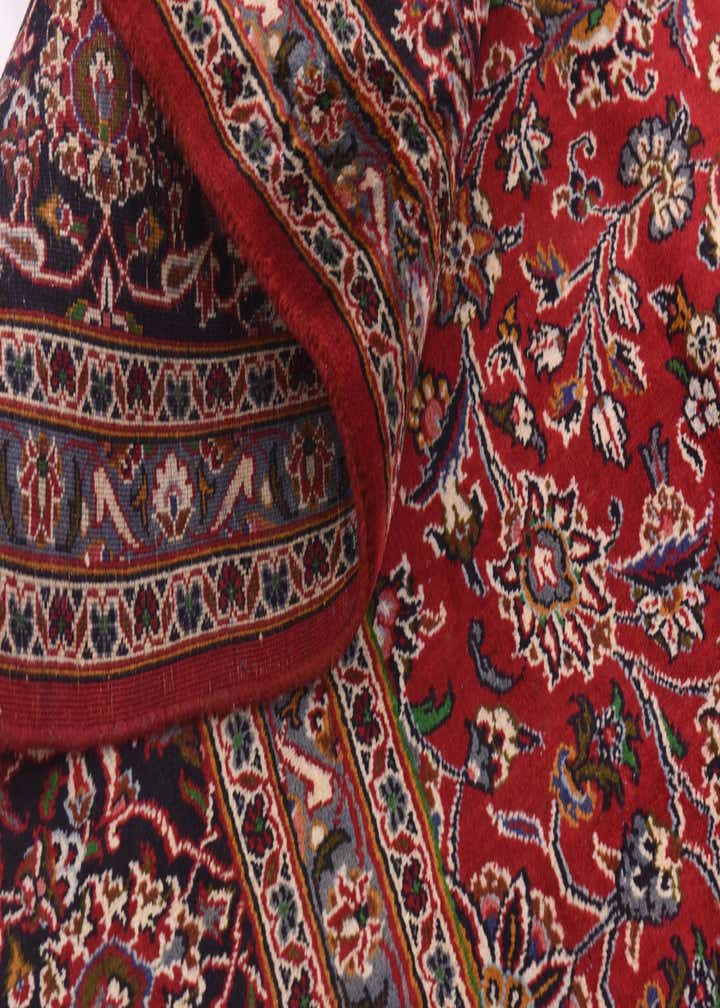 9' 10 x 13' Hand Knotted Mashad Persian Wool Rug