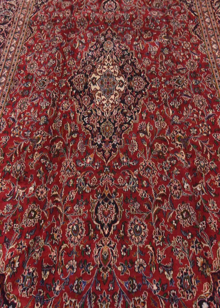 9' 10 x 13' Hand Knotted Mashad Persian Wool Rug