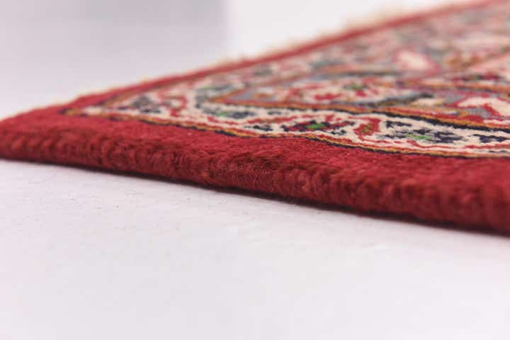 9' 10 x 13' Hand Knotted Mashad Persian Wool Rug
